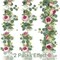 2 Pack 13FT Spring Flower Garland, Artificial Rose Vine Fake Flower Garland Silk Rose Peony Hanging Vine Faux Floral Garlands for Wedding Party Arch Table Wall Backdrop Decoration (Vintage Pink)
